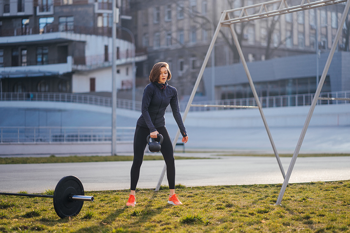 Femme sportive